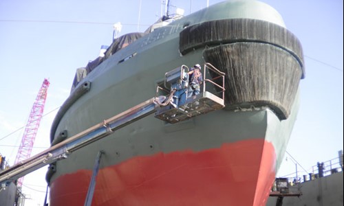 Carbozinc 608 HB on a marine vessel