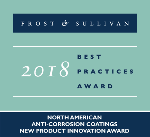 Frost & Sullivan: 2018 Best Practices Award - North American Anti-Corrosion Coatings New Product Innovation Award